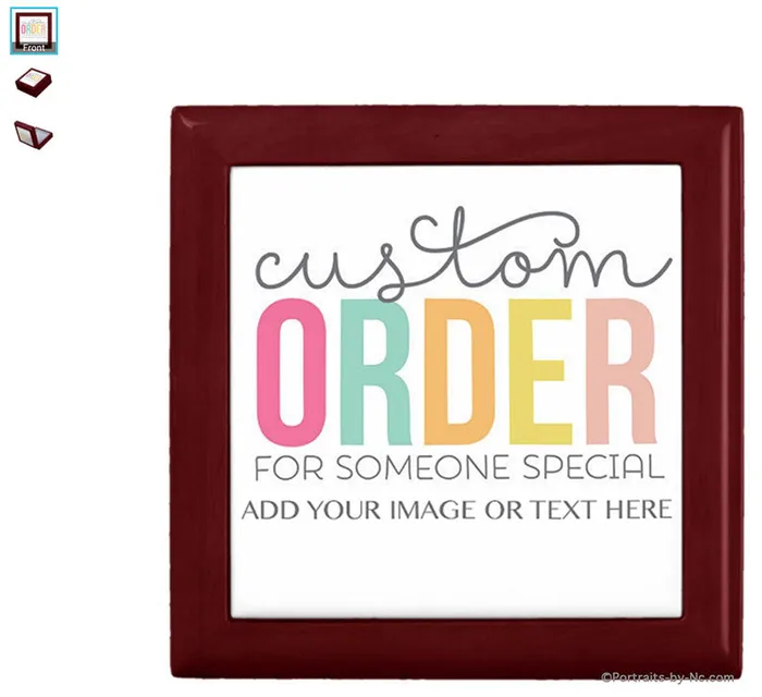 Earrings ZAZZLE Customizable KeepsakeJewelry Box Add your own image or text Lacquer Box Earrings ZAZZLE Customizable KeepsakeJewelry Box Add your own image or text Lacquer Box