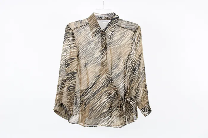 Emma James Earrings Emma James Sheer Blouse 14 Petite