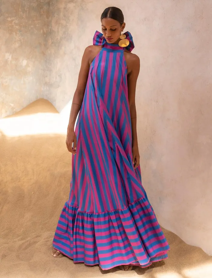 Erika Pea Earrings JOELLE MAXI DRESS