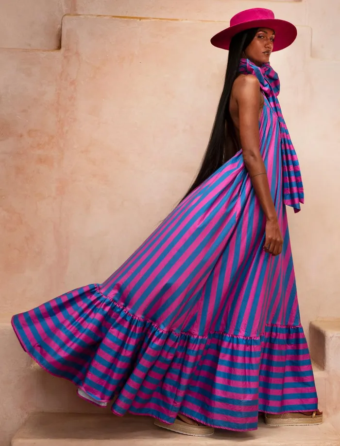 Erika Pea Earrings JOELLE MAXI DRESS
