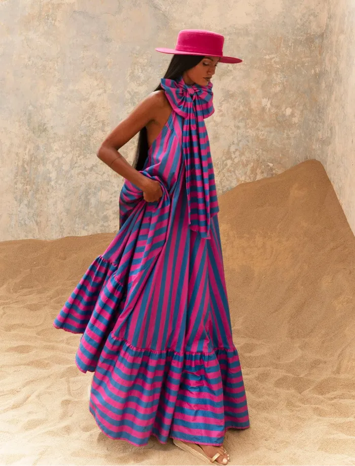 Erika Pea Earrings JOELLE MAXI DRESS
