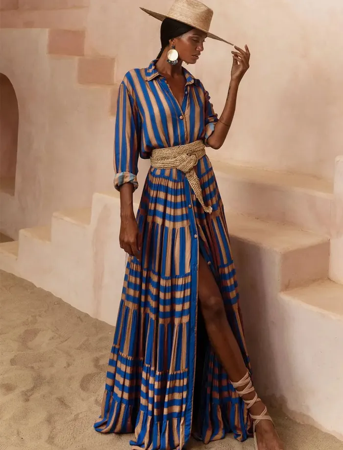 Erika Pea Earrings NISA MAXI DRESS