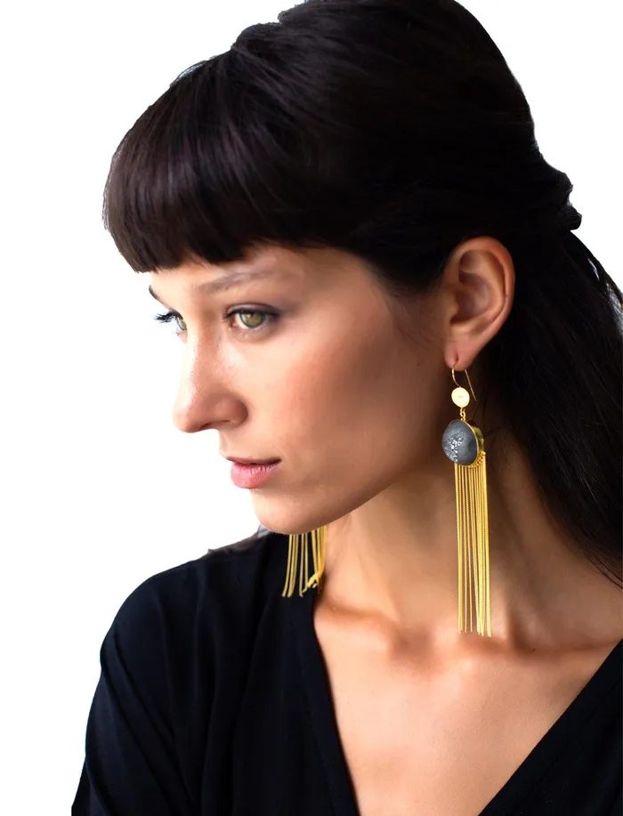 Erika Pea Earrings Suzi Chain Earring