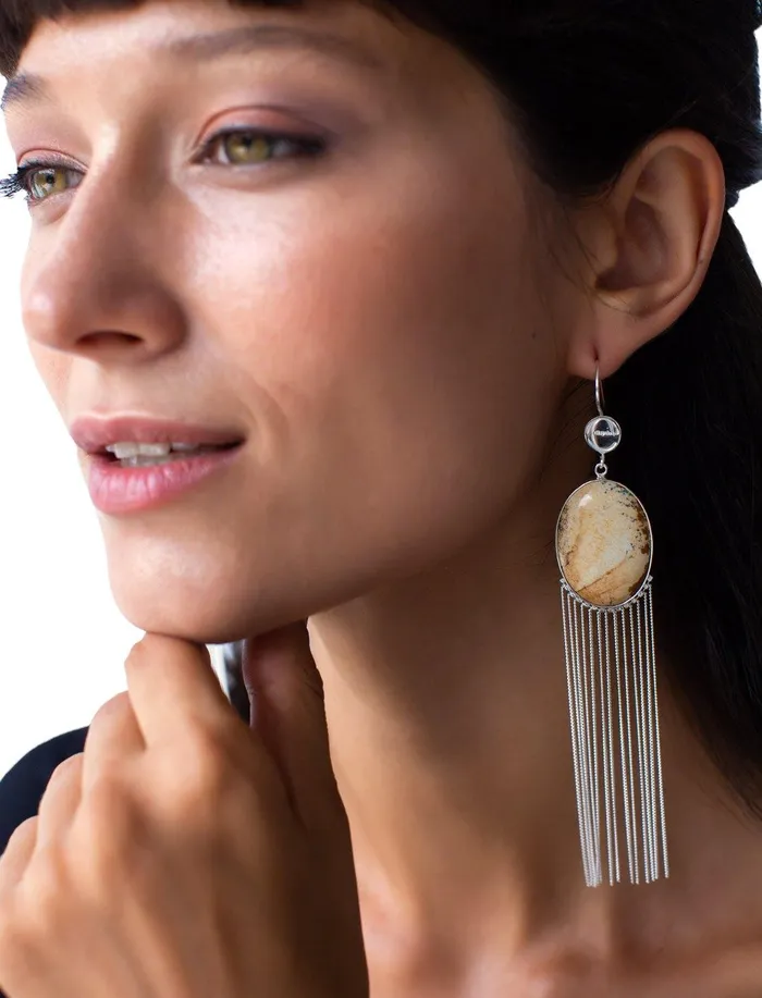 Erika Pea Earrings Suzi Chain Earring
