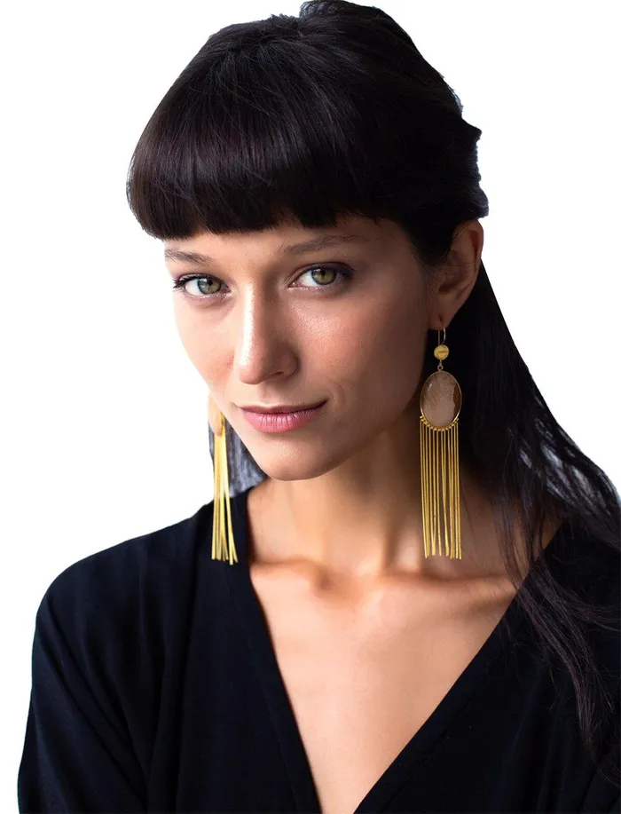 Erika Pea Earrings Suzi Chain Earring