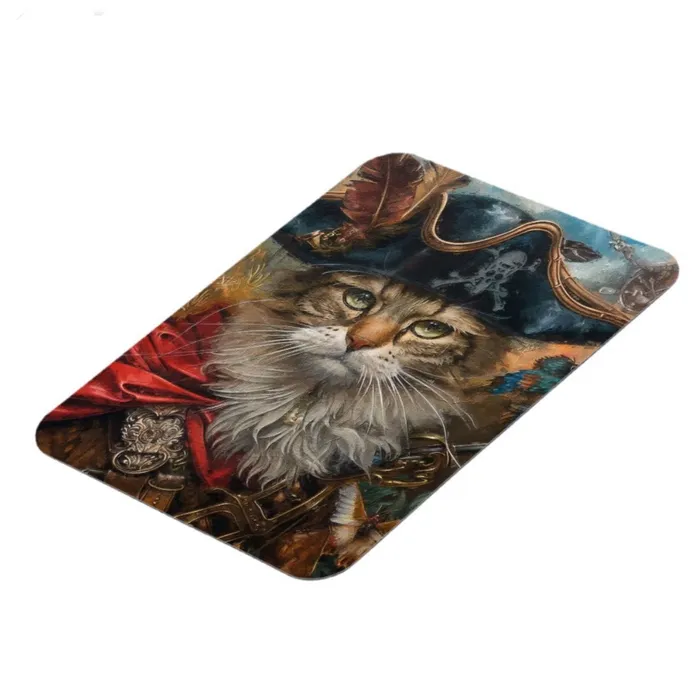 Feline Buccaneer Flexible Photo Magnet ZAZZLE Necklaces