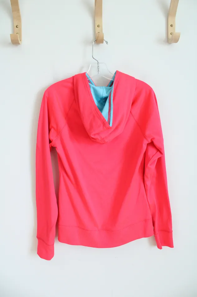 Fila Sport Hot Pink Quarter Zip Hoodie Youth M 1012 Fila Earrings