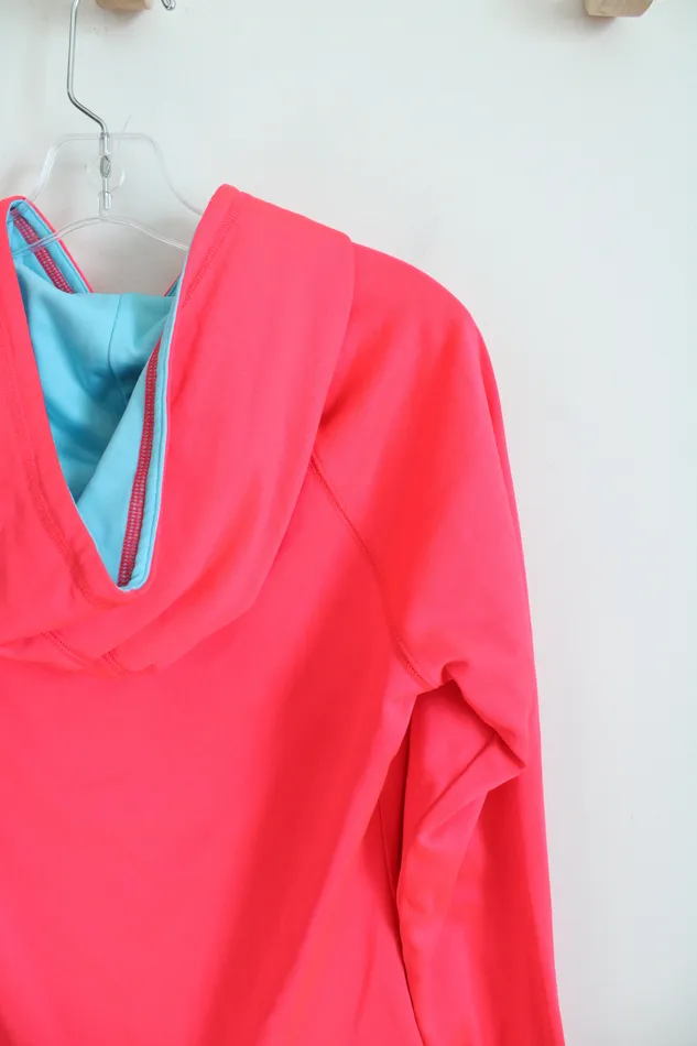 Fila Sport Hot Pink Quarter Zip Hoodie Youth M 1012 Fila Earrings