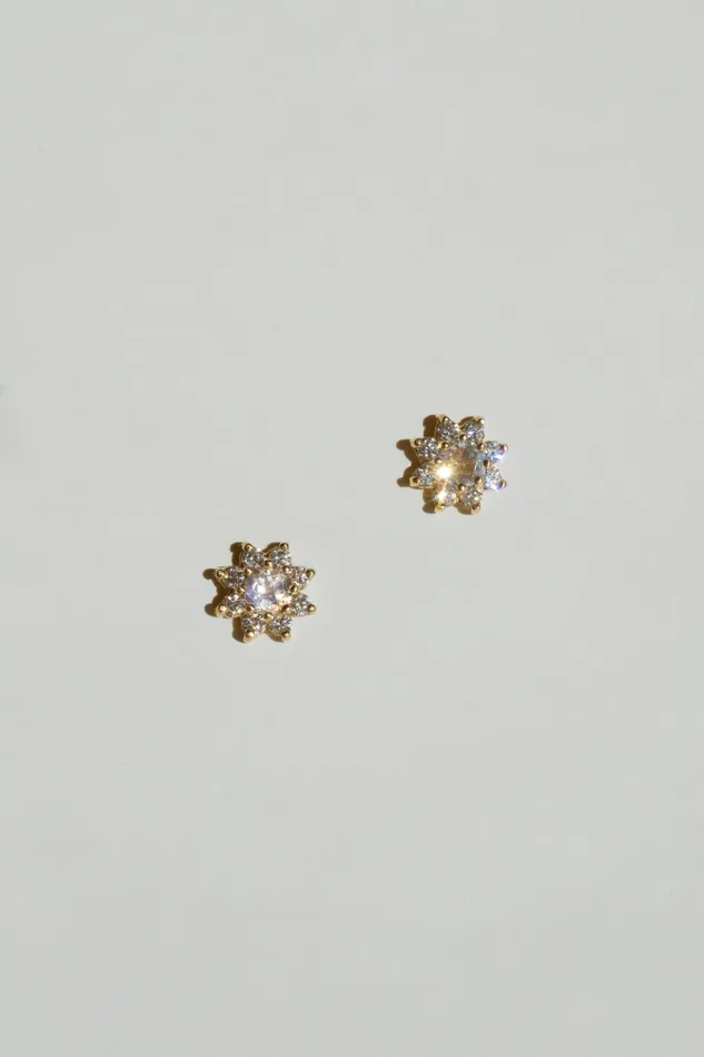 Foe Dear Earrings Bellis Studs Moonstone madetoorder