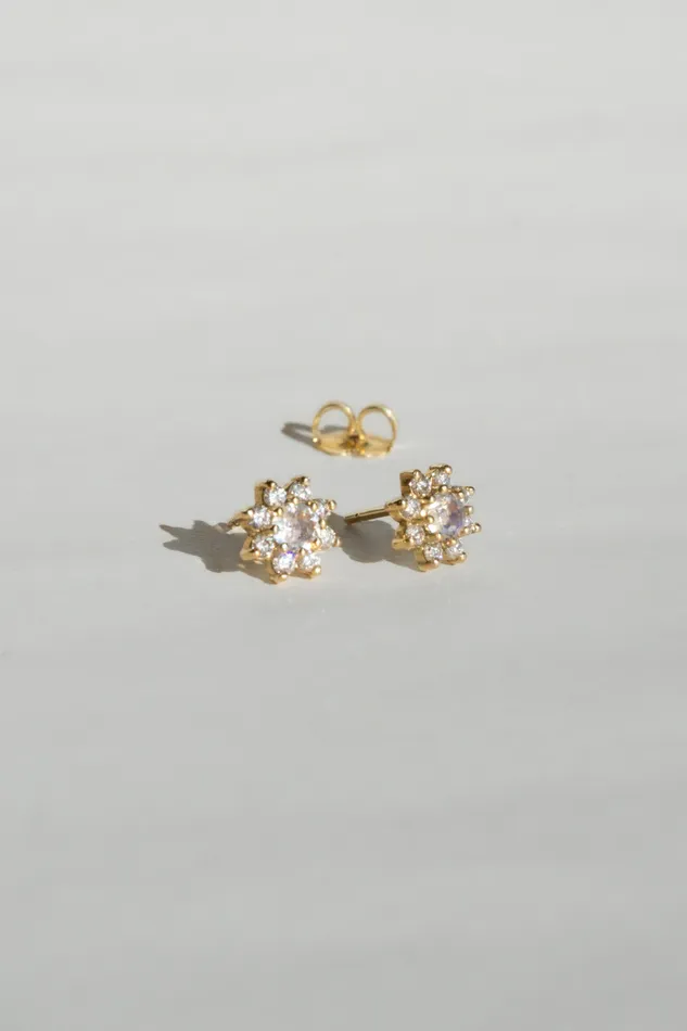 Foe Dear Earrings Bellis Studs Moonstone madetoorder