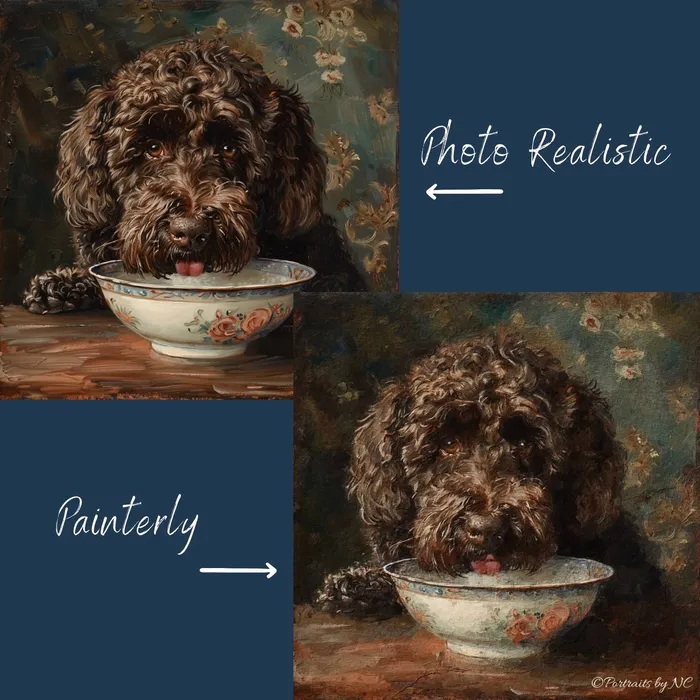 French Bulldog Trotter Digital Portrait Portraits by NC Earrings