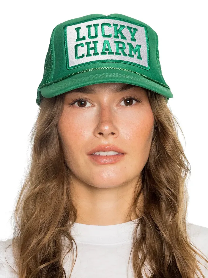 Friday Feelin Charm Necklaces Lucky Charm Trucker Hat