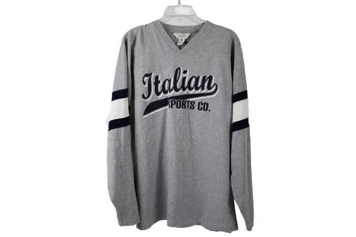 Gear Necklaces Gear For Sports Italian Sports Co Gray Long Sleeved Shirt L