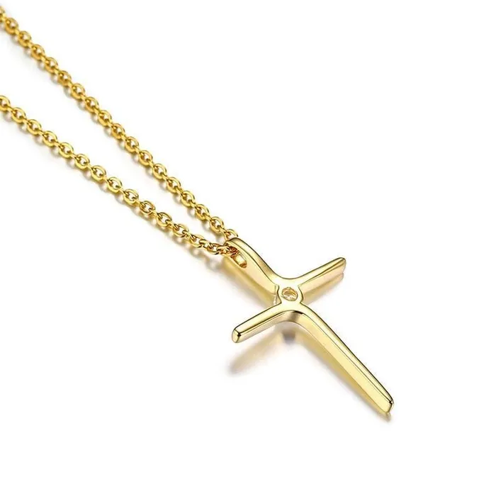 Gold Plated Womens Christian Necklace br Elegance Lords Guidance Necklaces