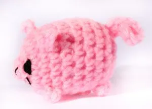 Hand Knitted Pig 3 SSHANDCRAFTED Earrings