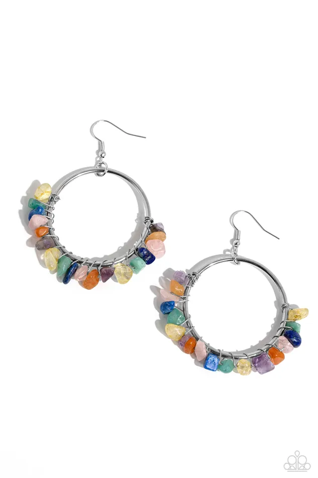 Handcrafted Habitat Multi Paparazzi Accessories Earrings