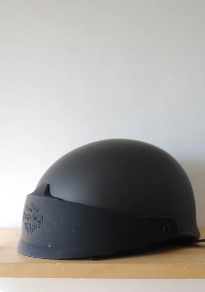 HarleyDavidson Rings HarleyDavidson Solid Black Motorcycle Helmet