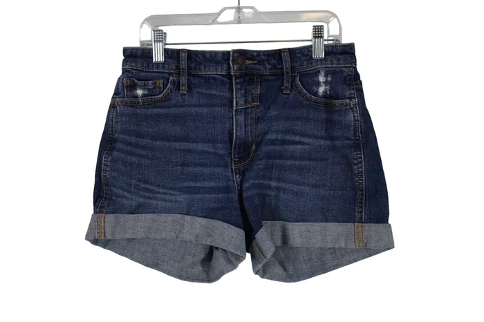 Hollister Hollister Boyfriend High Rise Denim Shorts 1 Earrings