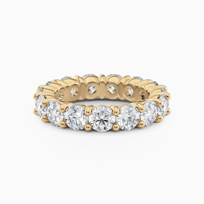 Honey Jewelry Co Rings 45mm Round Diamond Eternity Band