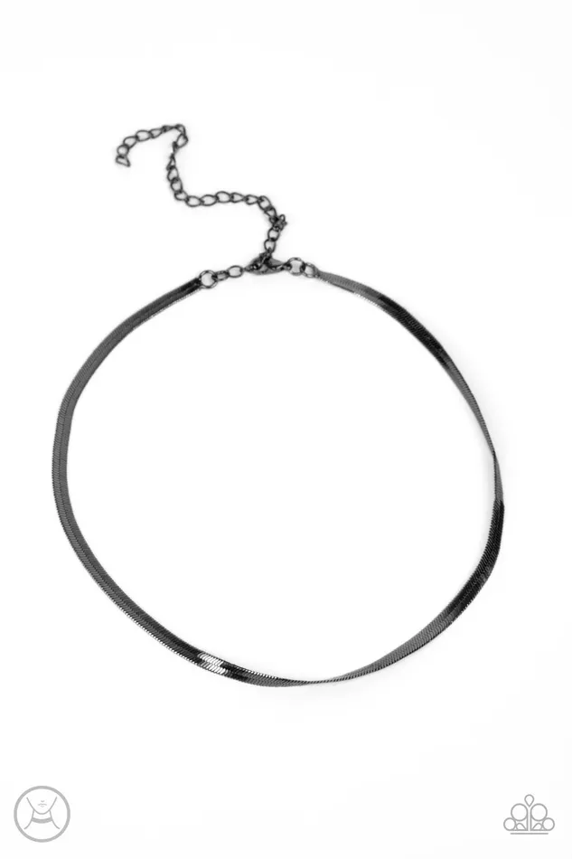In No Time Flat Black Paparazzi Accessories Earrings