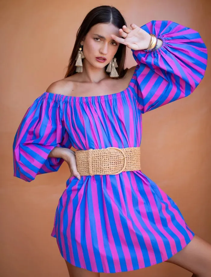ISABELLA SINGLE WRAP BELT BASKET WEAVE Erika Pea Earrings ISABELLA SINGLE WRAP BELT BASKET WEAVE Erika Pea Earrings