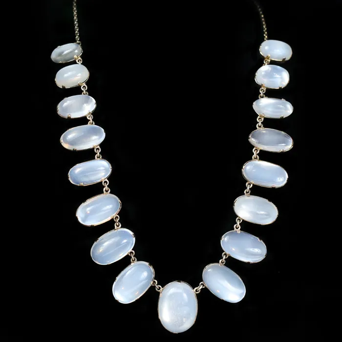 Jack Weir and Sons Inc Necklaces Victorian 6400 CTW Moonstone Necklace
