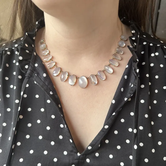 Jack Weir and Sons Inc Necklaces Victorian 6400 CTW Moonstone Necklace