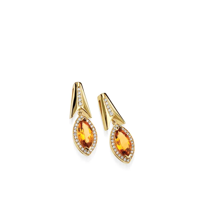 John Atencio Earrings Elixir Gemstone Earrings with Diamonds