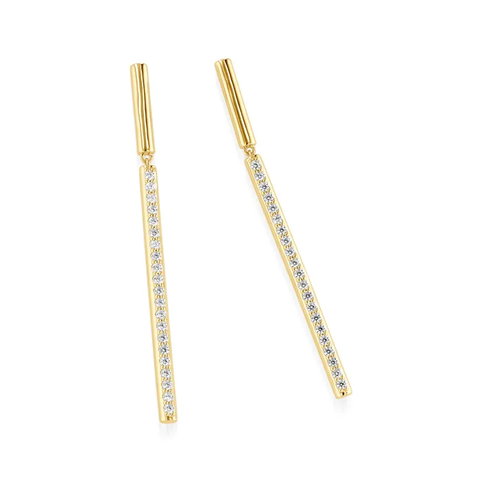 John Atencio Earrings Essence Diamond Dangle Earrings