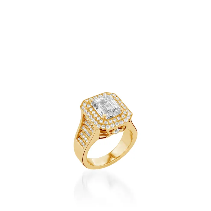 John Atencio Rings Diana Elite White Gold Diamond Ring