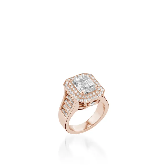 John Atencio Rings Diana Elite White Gold Diamond Ring