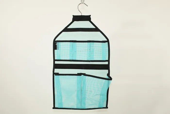 Jubilee Thrift Blue Mesh Travel Toiletries Organizer Rings