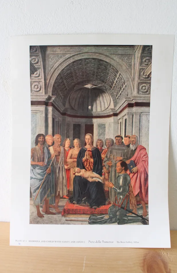 Jubilee Thrift Necklaces Madonna And Child With Saints And Angels Piero Della Francesca The Brera Gallery Milan Print Jubilee Thrift Necklaces Madonna And Child With Saints And Angels Piero Della Francesca The Brera Gallery Milan Print