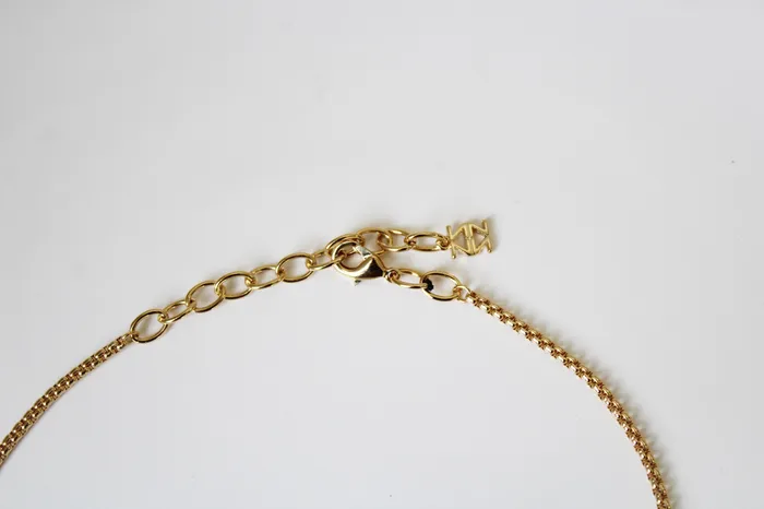 Jubilee Thrift Pink Blue Ombre Gold Chain Necklace Necklaces
