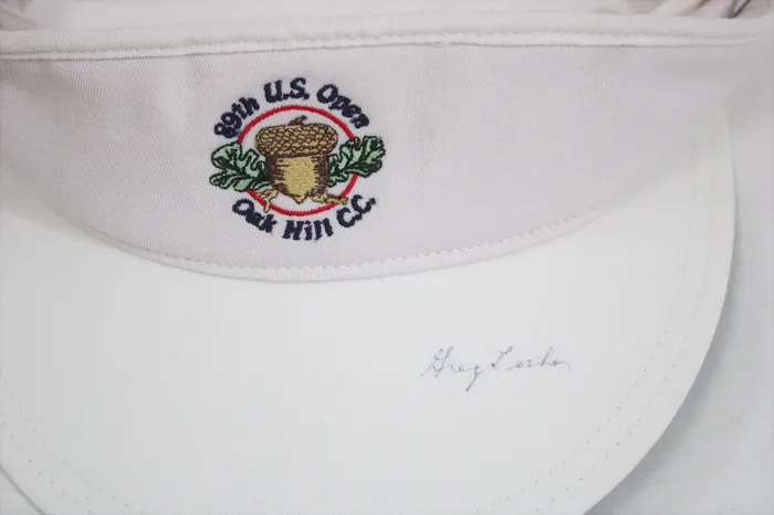 Jubilee Thrift Rings 89th US Open Oak Hill CC White Autographed Visor