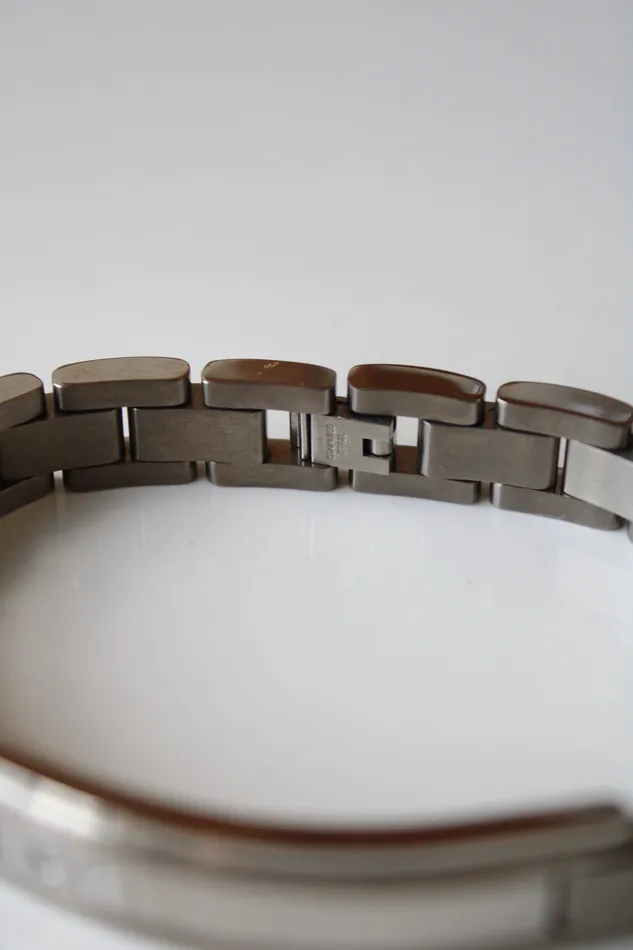Jubilee Thrift Stainless Steel Diamond Mens Silver Bracelet Bracelets