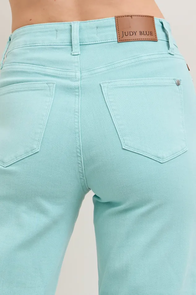 JUDY BLUE Rings JUDY BLUE HIGH WAIST GARMENT DYED RAW HEM CROP WIDE JEAN LIGHT BLUE SKY JUDY BLUE Rings JUDY BLUE HIGH WAIST GARMENT DYED RAW HEM CROP WIDE JEAN LIGHT BLUE SKY