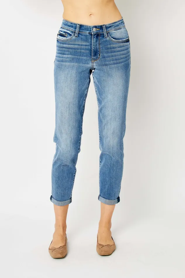 JUDY BLUE Rings JUDY BLUE MIDRISE CUFFED SKINNY JEAN MEDIUM STONE JUDY BLUE Rings JUDY BLUE MIDRISE CUFFED SKINNY JEAN MEDIUM STONE