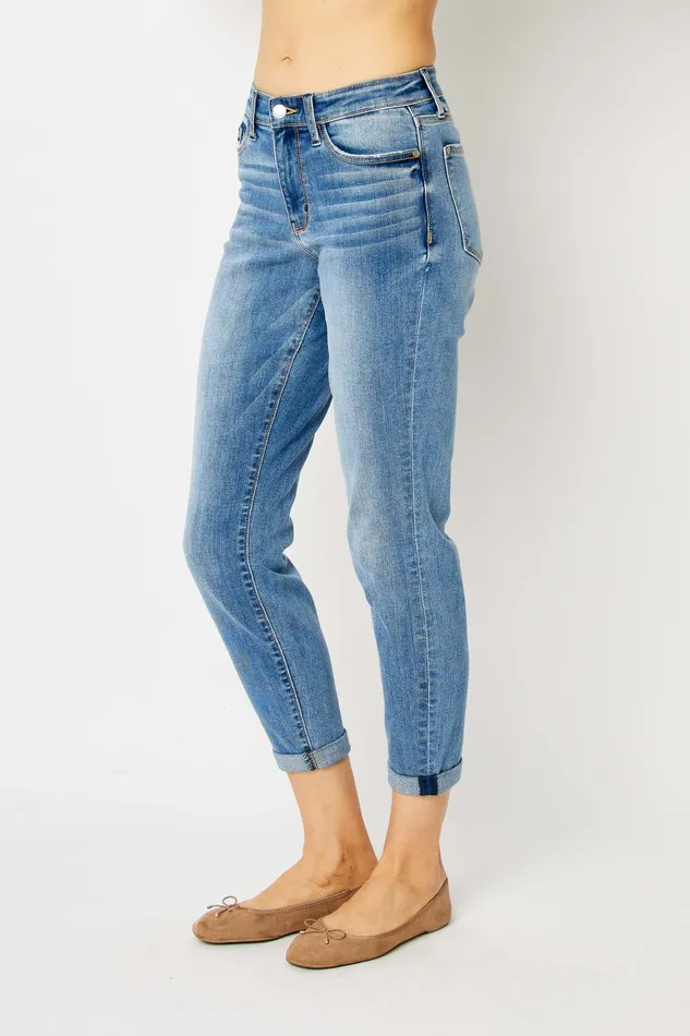JUDY BLUE Rings JUDY BLUE MIDRISE CUFFED SKINNY JEAN MEDIUM STONE JUDY BLUE Rings JUDY BLUE MIDRISE CUFFED SKINNY JEAN MEDIUM STONE