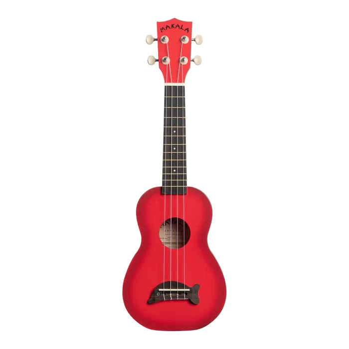 KALABRAND Earrings Makala Red Burst Dolphin Soprano Ukulele