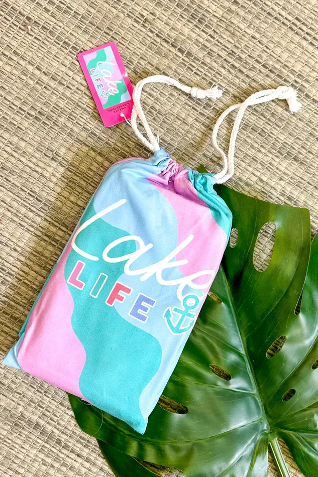 Katydid Earrings Lake Life Quick Dry Beach Towel