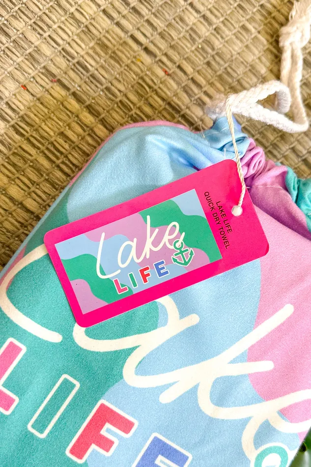 Katydid Earrings Lake Life Quick Dry Beach Towel