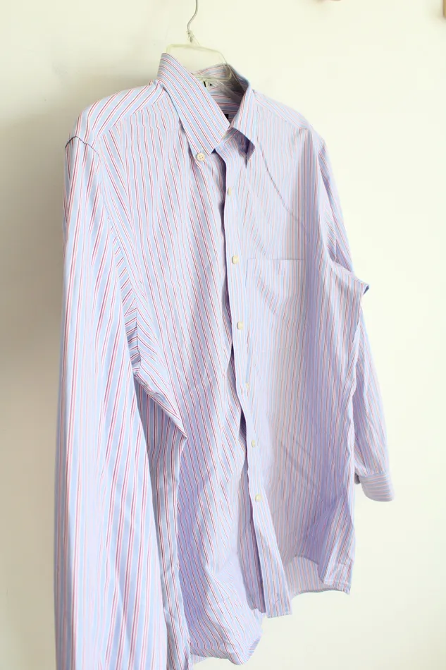 Kirkland Signature Rings Kirkland Traditional Fit Red White Blue Striped Button Down Shirt 15532 M Kirkland Signature Rings Kirkland Traditional Fit Red White Blue Striped Button Down Shirt 15532 M