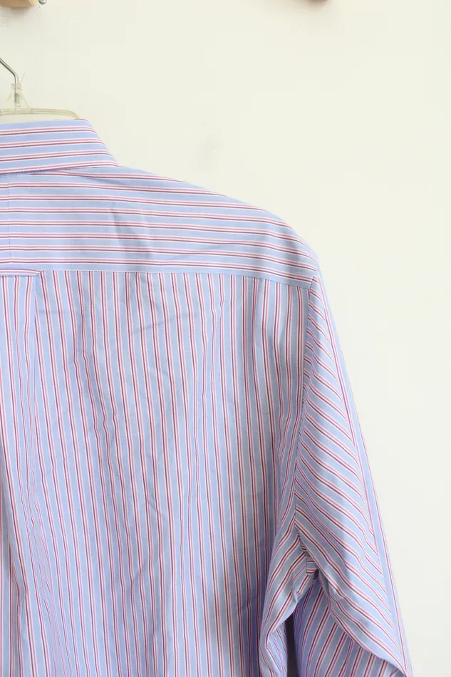 Kirkland Signature Rings Kirkland Traditional Fit Red White Blue Striped Button Down Shirt 15532 M Kirkland Signature Rings Kirkland Traditional Fit Red White Blue Striped Button Down Shirt 15532 M