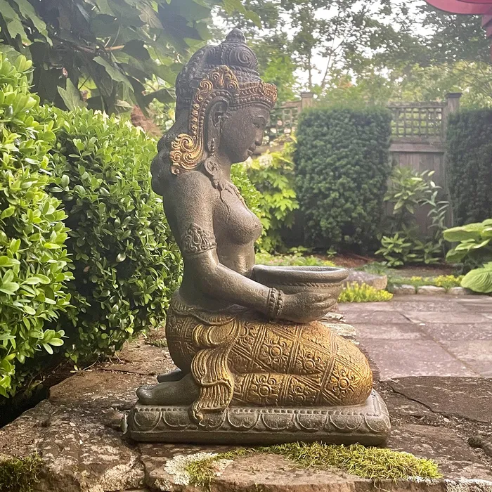 Kneeling Tara Garden Statue Sacred Statues Necklaces