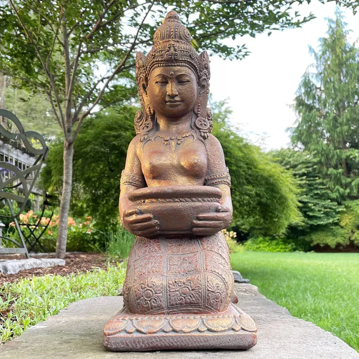 Kneeling Tara Garden Statue Sacred Statues Necklaces
