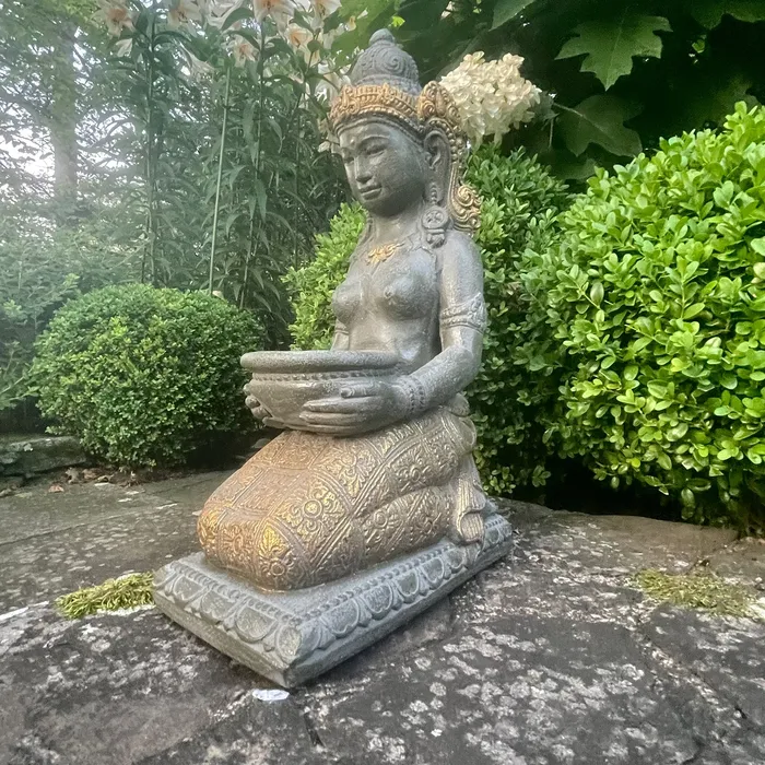Kneeling Tara Garden Statue Sacred Statues Necklaces