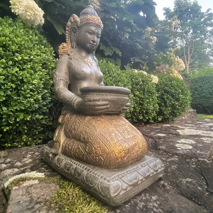 Kneeling Tara Garden Statue Sacred Statues Necklaces