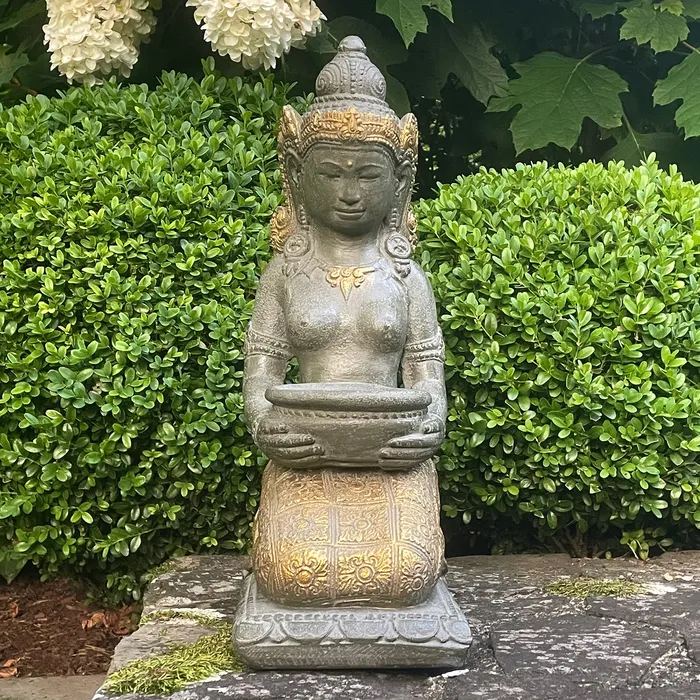 Kneeling Tara Garden Statue Sacred Statues Necklaces