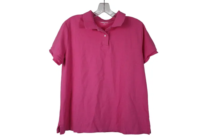 Lands End Earrings Lands End Pink Polo Shirt M Petite